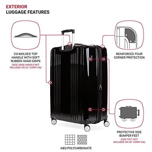 SwissGear 7786 Hardside Expandable Luggage with Spinner Wheels - SwissGear 7786 Hardside Expandable Luggage with Spinner Wheels - Travelking