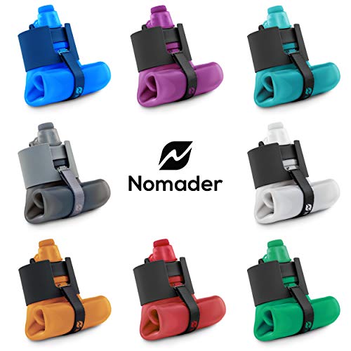 Nomader BPA Free Collapsible Sports Water Bottle - Blue - Nomader BPA Free Collapsible Sports Water Bottle - Blue - Travelking