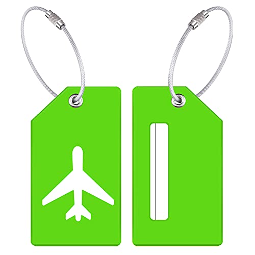 5 Pack Silicone Luggage Tag with 10 Pcs. Name Card - 5 Pack Silicone Luggage Tag with 10 Pcs. Name Card - Travelking