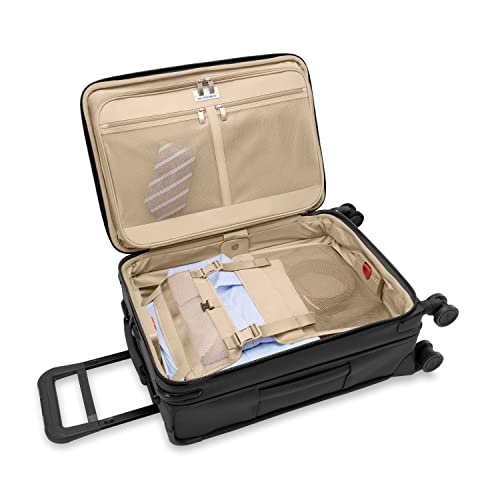 Briggs & Riley Spinners, Black, 22-inch Baseline Essential Carry-On - Briggs & Riley Spinners, Black, 22-inch Baseline Essential Carry-On - Travelking