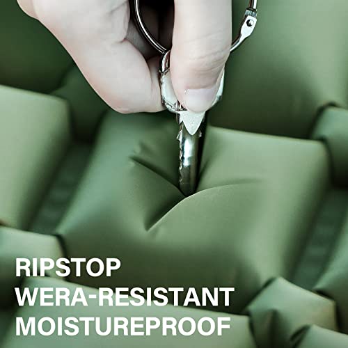 Yuzonc Double Camping Sleeping Pad, Inflatable Camping Pad - Yuzonc Double Camping Sleeping Pad, Inflatable Camping Pad - Travelking