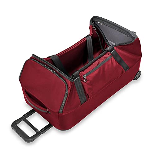 Briggs & Riley ZDX Upright Rolling Duffel Bag, Brick - Briggs & Riley ZDX Upright Rolling Duffel Bag, Brick - Travelking