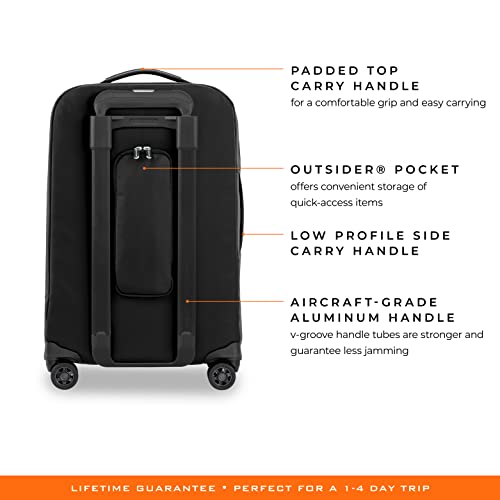 Briggs & Riley Rhapsody-Softside Spinner Luggage, Black, 22"