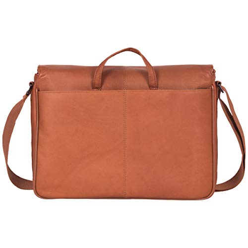 KENNETH COLE REACTION Messenger Full-Grain Colombian Leather Day Bag - KENNETH COLE REACTION Messenger Full-Grain Colombian Leather Day Bag - Travelking