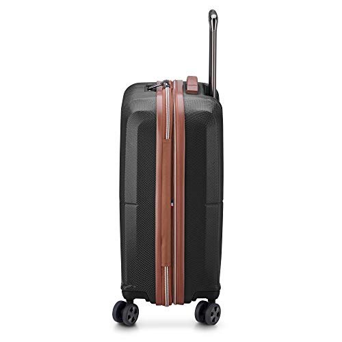 DELSEY Paris St. Tropez Hardside Expandable Luggage with Spinner Wheels, Black - 28"