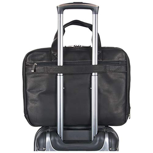 Kenneth Cole Reaction Manhattan Colombian Leather Laptop Briefcase - Kenneth Cole Reaction Manhattan Colombian Leather Laptop Briefcase - Travelking