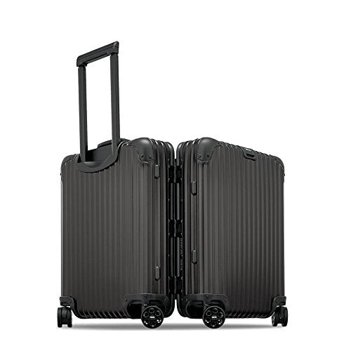 Rimowa Topas Stealth Multiwheel 21-inch - Elegant Black Anodised Aluminium, TSA Locks - Rimowa Topas Stealth Multiwheel 21-inch - Elegant Black Anodised Aluminium, TSA Locks - Travelking
