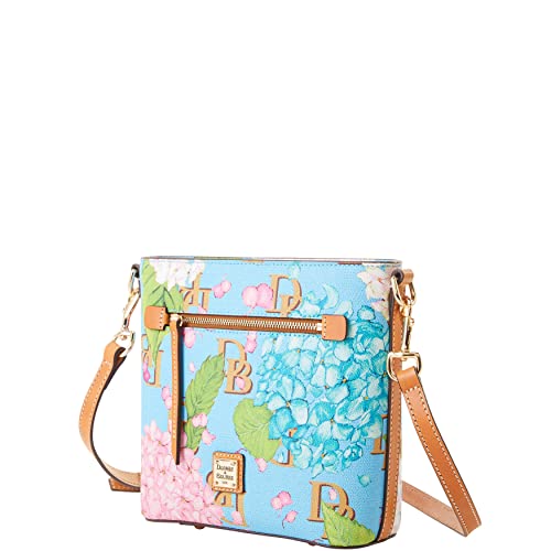 Dooney & Bourke Handbag, Hydrangea Monogram Small Zip Crossbody - Blue - Dooney & Bourke Handbag, Hydrangea Monogram Small Zip Crossbody - Blue - Travelking