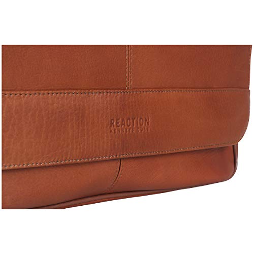 KENNETH COLE REACTION Messenger Full-Grain Colombian Leather Day Bag - KENNETH COLE REACTION Messenger Full-Grain Colombian Leather Day Bag - Travelking