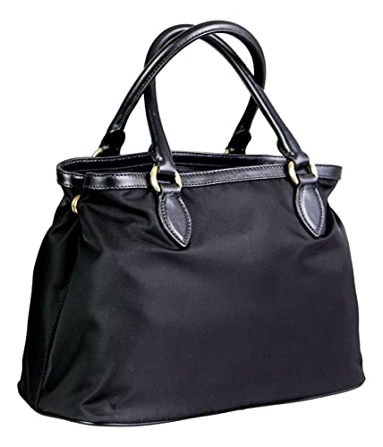 Prada Women's Black Tessuto Nylon Soft Calf Handbag - Prada Women's Black Tessuto Nylon Soft Calf Handbag - Travelking