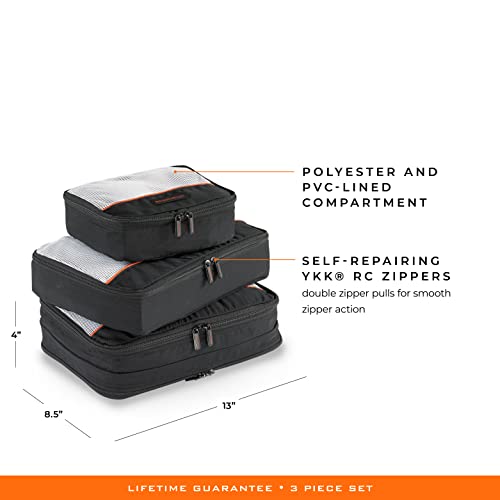Briggs & Riley 3 Pack Zippered Packing Cubes/Luggage Organizers - Briggs & Riley 3 Pack Zippered Packing Cubes/Luggage Organizers - Travelking