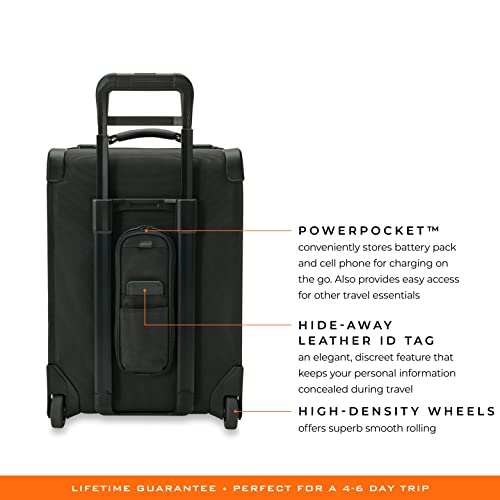 Briggs & Riley Global 2 Carry, Black, 21" International Wheeled Duffle