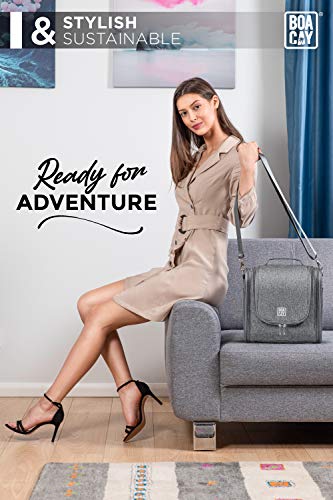Extra Large Hanging Travel Toiletry Bag for Women and Men, Quartz Grey - Extra Large Hanging Travel Toiletry Bag for Women and Men, Quartz Grey - Travelking