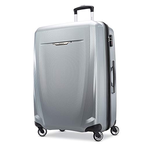 Samsonite Winfield 3 DLX Spinner Luggage 28-inch - Silver, Lightweight, TSA Lock - Samsonite Winfield 3 DLX Spinner Luggage 28-inch - Silver, Lightweight, TSA Lock - Travelking