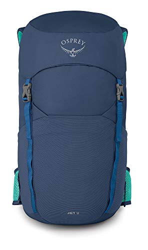 Osprey Jet 18L Kids' Hiking Backpack, Wave Blue, One Size - Osprey Jet 18L Kids' Hiking Backpack, Wave Blue, One Size - Travelking