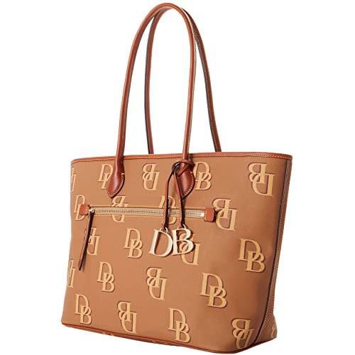 Dooney & Bourke Handbag, Monogram Large Tote - Saddle - Dooney & Bourke Handbag, Monogram Large Tote - Saddle - Travelking