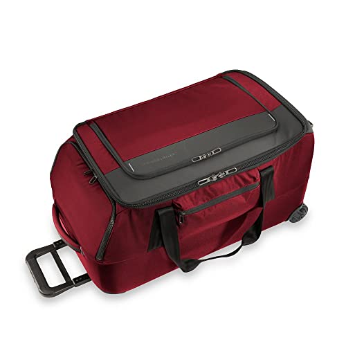 Briggs & Riley ZDX Upright Rolling Duffel Bag, Brick - Briggs & Riley ZDX Upright Rolling Duffel Bag, Brick - Travelking
