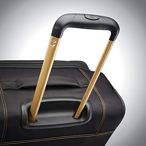 American Tourister Belle Voyage Softside Luggage with Spinner Wheels, Black - American Tourister Belle Voyage Softside Luggage with Spinner Wheels, Black - Travelking