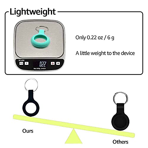 4 Pack Silicone Case for Airtags with Keychain, Protective Cover's Only - 4 Pack Silicone Case for Airtags with Keychain, Protective Cover's Only - Travelking
