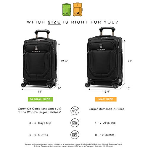 Travelpro Crew Versapack Softside Expandable Spinner Wheel - Travelpro Crew Versapack Softside Expandable Spinner Wheel - Travelking