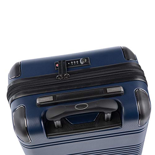 Travelpro Roundtrip Hardside Expandable Luggage, TSA Lock, Navy Blue - Travelpro Roundtrip Hardside Expandable Luggage, TSA Lock, Navy Blue - Travelking