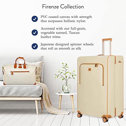 Bric's USA Luggage Model: FIRENZE |Size: Spinner 32" Split Frame | CREAM