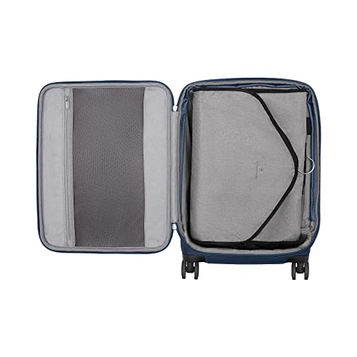 Victorinox WT 6.0 Softside Spinner Luggage, Blue, Expandable Carry-On - Victorinox WT 6.0 Softside Spinner Luggage, Blue, Expandable Carry-On - Travelking