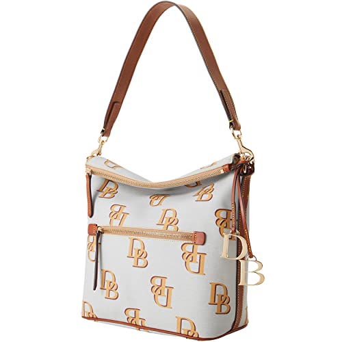 Dooney & Bourke Handbag, Monogram Large Sac Shoulder Bag - Ash - Dooney & Bourke Handbag, Monogram Large Sac Shoulder Bag - Ash - Travelking