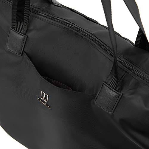 Travelpro Essentials-SparePack Foldable Tote Bag, Black - Travelpro Essentials-SparePack Foldable Tote Bag, Black - Travelking