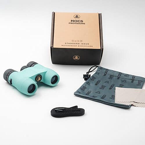 Nocs Provisions Standard Issue 8x25 Waterproof Binoculars (Sea Foam) - Nocs Provisions Standard Issue 8x25 Waterproof Binoculars (Sea Foam) - Travelking