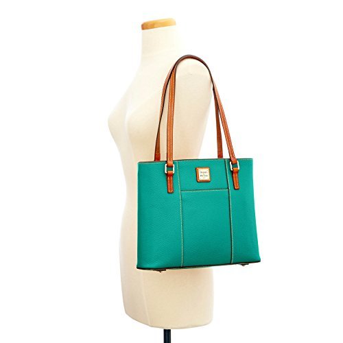 Dooney & Bourke Pebble Grain Leather Small Lexington Shopper Tote Purse Handbag (Spearmint) - Dooney & Bourke Pebble Grain Leather Small Lexington Shopper Tote Purse Handbag (Spearmint) - Travelking