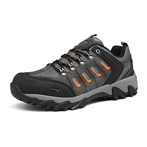 NORTIV 8 Men's Waterproof Hiking Shoes Leather Low-Top - NORTIV 8 Men's Waterproof Hiking Shoes Leather Low-Top - Travelking