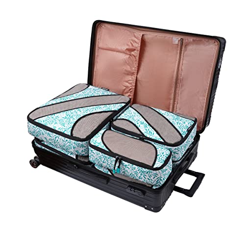 Bagail 6 Set Packing Cubes,3 Various Sizes Travel Luggage Packing Organizers(Leaf) - Bagail 6 Set Packing Cubes,3 Various Sizes Travel Luggage Packing Organizers(Leaf) - Travelking