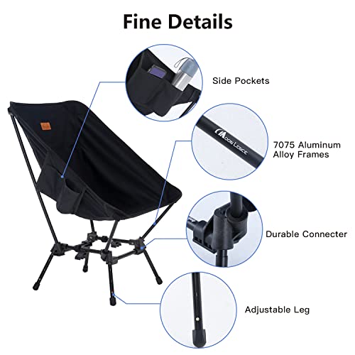 MOON LENCE Adjustable Camping Chair - Large Folding Chair - MOON LENCE Adjustable Camping Chair - Large Folding Chair - Travelking