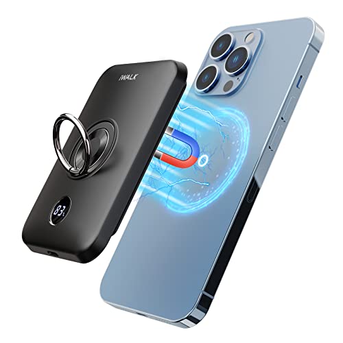 iWALK Magnetic Wireless Power Bank, 6000mAh Portable Charger - iWALK Magnetic Wireless Power Bank, 6000mAh Portable Charger - Travelking