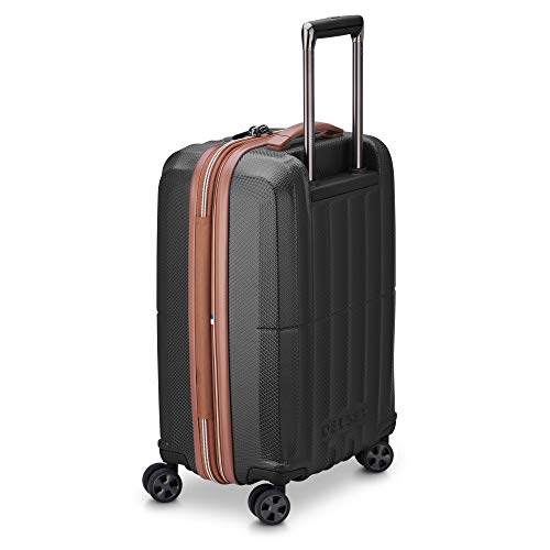 DELSEY Paris St. Tropez Hardside Expandable Luggage with Spinner Wheels, Black - 28"