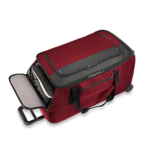 Briggs & Riley ZDX Upright Rolling Duffel Bag, Brick - Briggs & Riley ZDX Upright Rolling Duffel Bag, Brick - Travelking