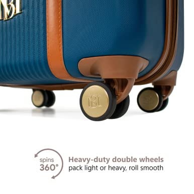 Badgley Mischka Mia 3 Piece Expandable Retro Luggage Set - Badgley Mischka Mia 3 Piece Expandable Retro Luggage Set - Travelking