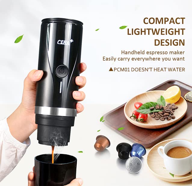 CERA+ Portable Espresso Maker Non-Heating Version Electric - CERA+ Portable Espresso Maker Non-Heating Version Electric - Travelking