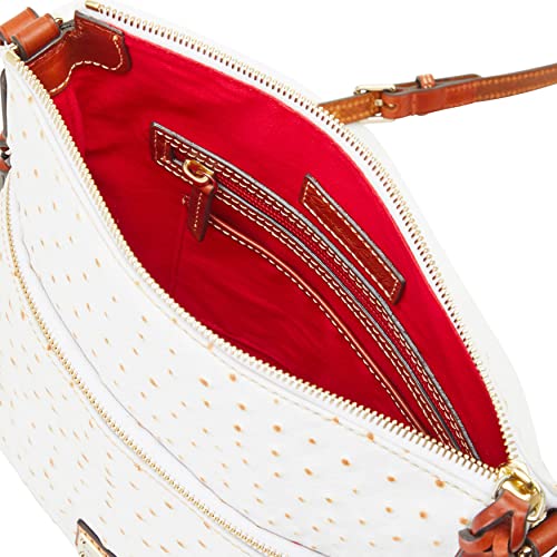 Dooney & Bourke Handbag, Ostrich Crossbody - Bone - Dooney & Bourke Handbag, Ostrich Crossbody - Bone - Travelking
