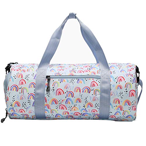 Choco Mocha Kids Duffle Bag, Weekender Sleepover Bag, Blue - Choco Mocha Kids Duffle Bag, Weekender Sleepover Bag, Blue - Travelking