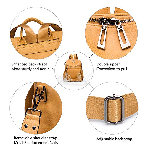 Women's PU Leather Backpack Fashion Travel Bag - Women's PU Leather Backpack Fashion Travel Bag - Travelking