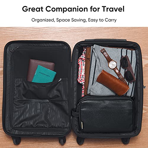 BALEINE Toiletry Bag for Men, Large Travel Toiletries Bags, Black - BALEINE Toiletry Bag for Men, Large Travel Toiletries Bags, Black - Travelking