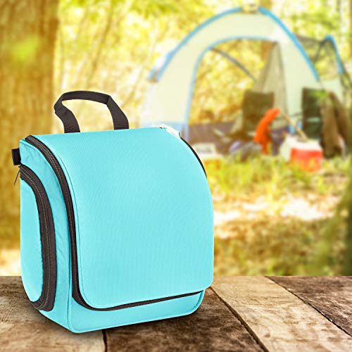 Premium Travel Hanging Toiletry Bag for Men and Women, Blue - Premium Travel Hanging Toiletry Bag for Men and Women, Blue - Travelking