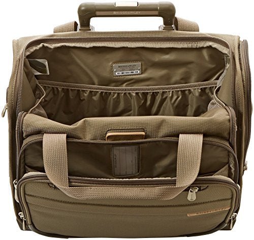Briggs & Riley Baseline-Softside Rolling Cabin Upright Bag, Olive - Briggs & Riley Baseline-Softside Rolling Cabin Upright Bag, Olive - Travelking