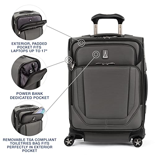 Travelpro Crew Versapack Softside Expandable Spinner Wheel - Travelpro Crew Versapack Softside Expandable Spinner Wheel - Travelking