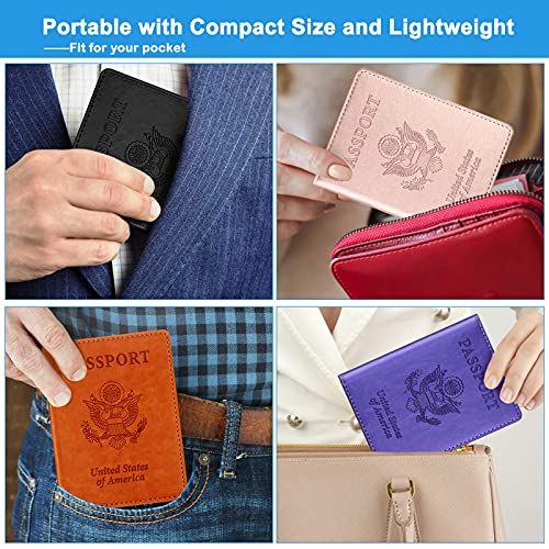 2 Pack Passport and Vaccine Card Holder Combo Passport Holder - 2 Pack Passport and Vaccine Card Holder Combo Passport Holder - Travelking