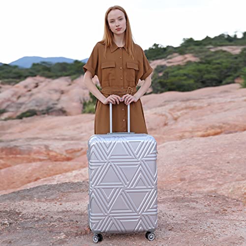 Badgley Mischka Modern trolley Contour 3 Piece Expandable Spinner - Badgley Mischka Modern trolley Contour 3 Piece Expandable Spinner - Travelking
