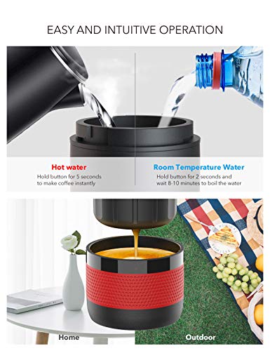 CONQUECO Portable Coffee Maker: 12V Travel Espresso Machine - CONQUECO Portable Coffee Maker: 12V Travel Espresso Machine - Travelking