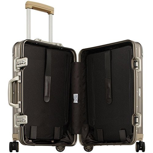 Rimowa Topas Titanium IATA Luggage Cabin Multiwheel Light Bronze - Rimowa Topas Titanium IATA Luggage Cabin Multiwheel Light Bronze - Travelking